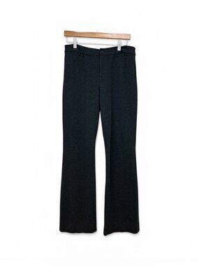 NYDJ Charcoal Gray Ponte knit trousers with Lift Tuck Technology size 10